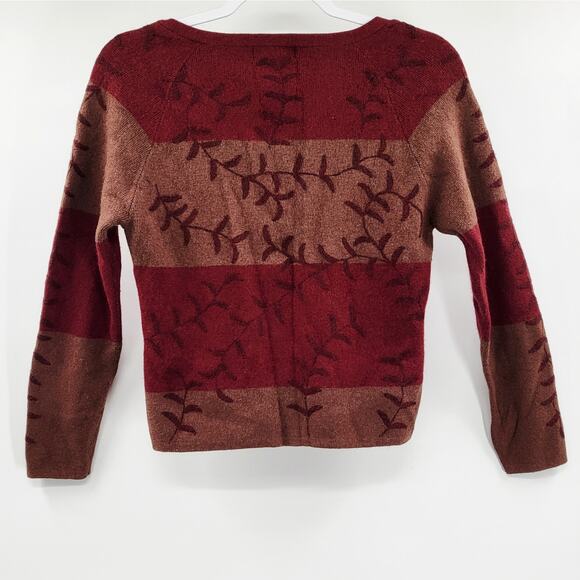 Vintage The Territory Ahead Lambswool Angora Cashmere Blend Sweater Women’s Sz M - Picture 2 of 6